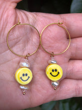 Indlæs billede til gallerivisning Creoler med smiley