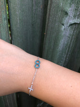 Indlæs billede til gallerivisning Sølv Eternity armbånd
