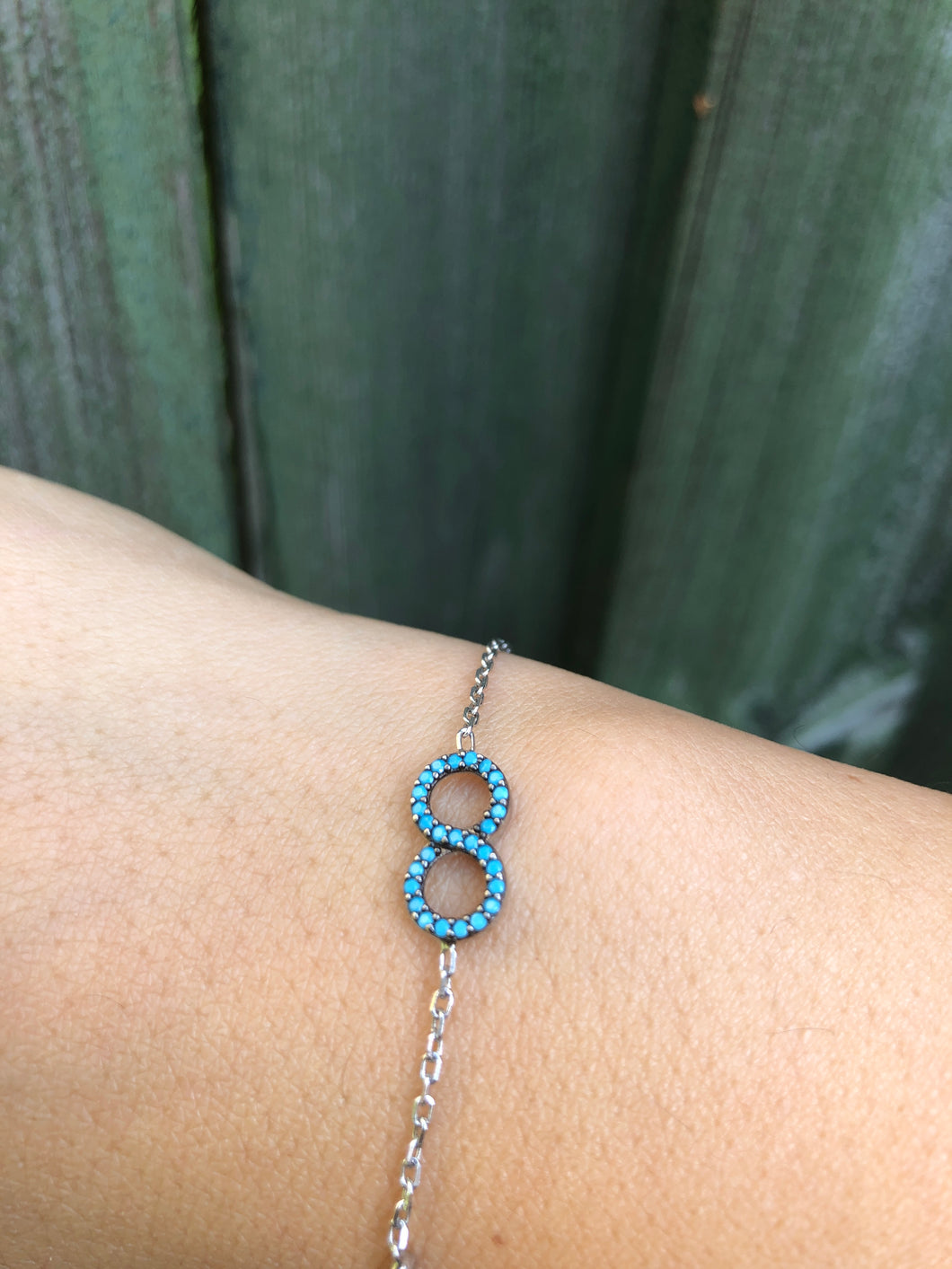 Sølv Eternity armbånd